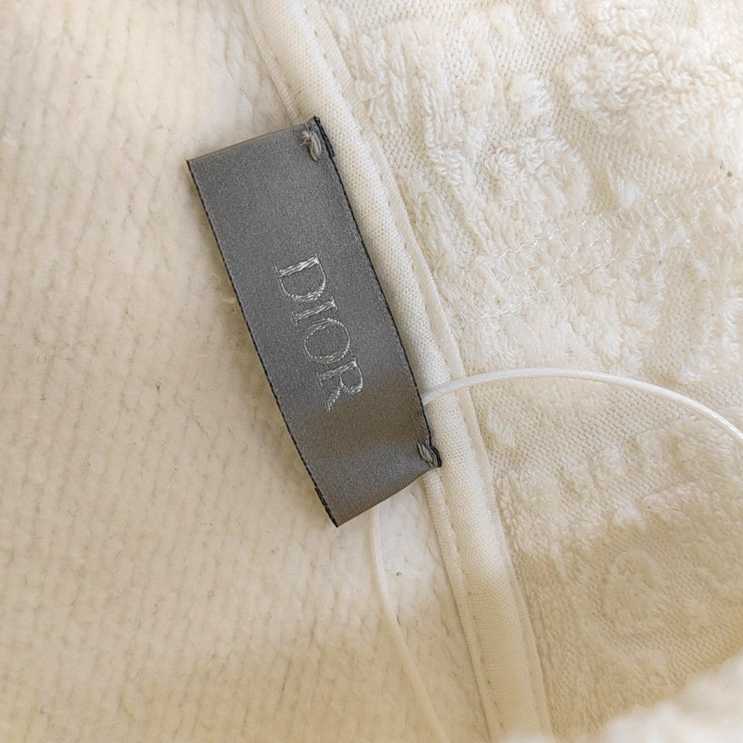 Dior Dior Homme Oblique Terry Hoodie White XS Size US XS / EU 42 / 0 - 5 Thumbnail