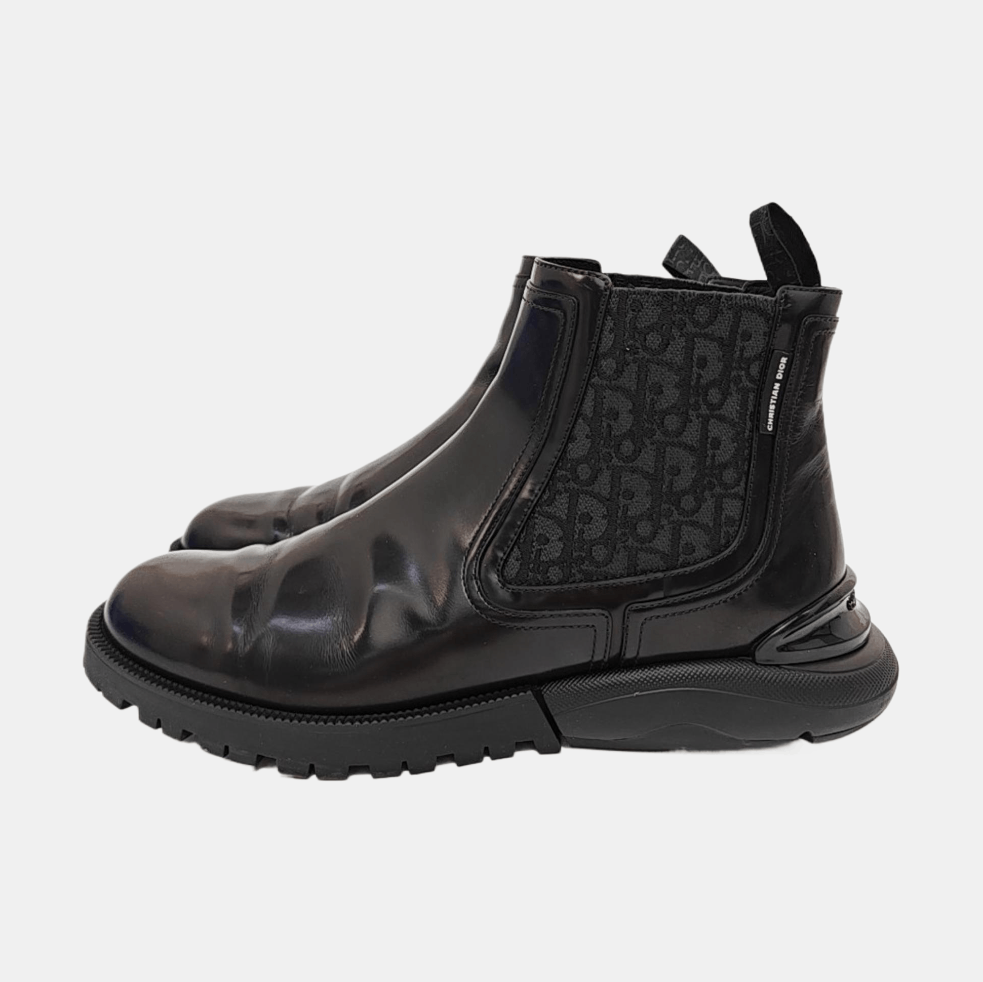 Dior Dior Homme Oblique Panel Leather Boots 43 Size US 10 / EU 43 - 6 Thumbnail