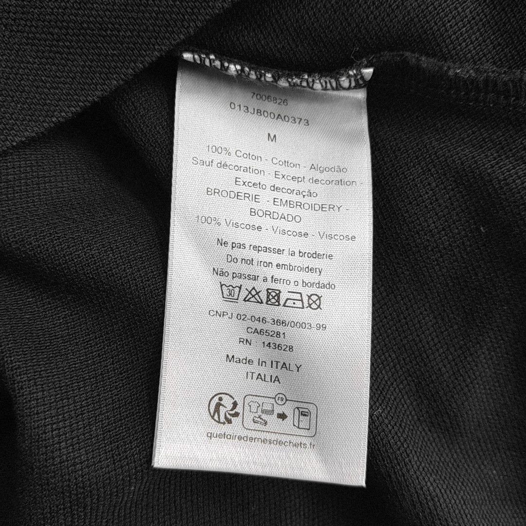 Dior Dior Homme Black Cotton Polo Shirt Size M Size US M / EU 48-50 / 2 - 3 Thumbnail