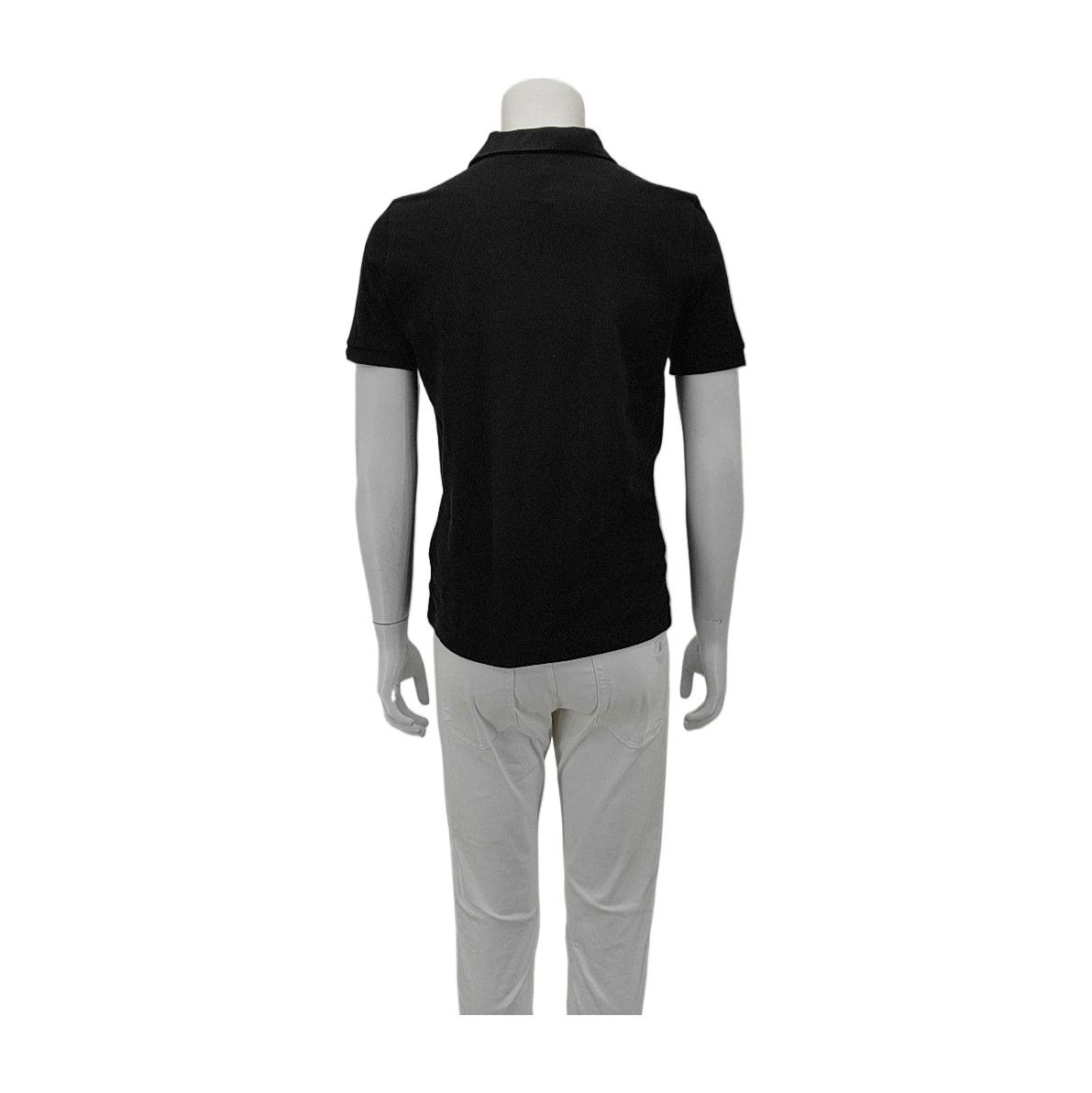 Dior Dior Homme Black Cotton Polo Shirt Size M Size US M / EU 48-50 / 2 - 2 Thumbnail