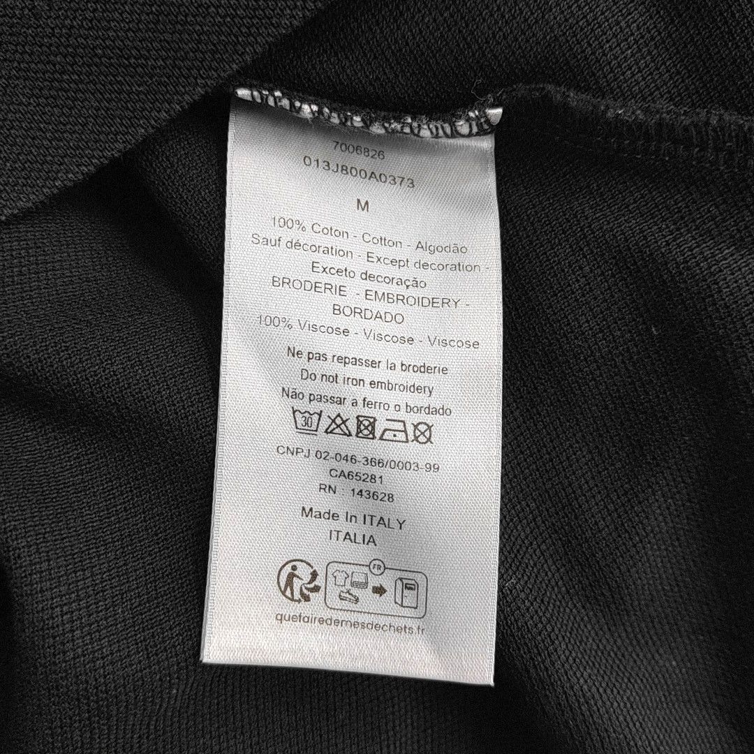 Dior Dior Homme Black Cotton Polo Shirt Size M Size US M / EU 48-50 / 2 - 4 Thumbnail