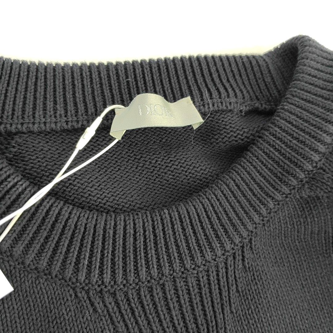 Dior Dior Homme Cotton Knit Crewneck Sweater Size L Size US L / EU 52-54 / 3 - 6 Thumbnail