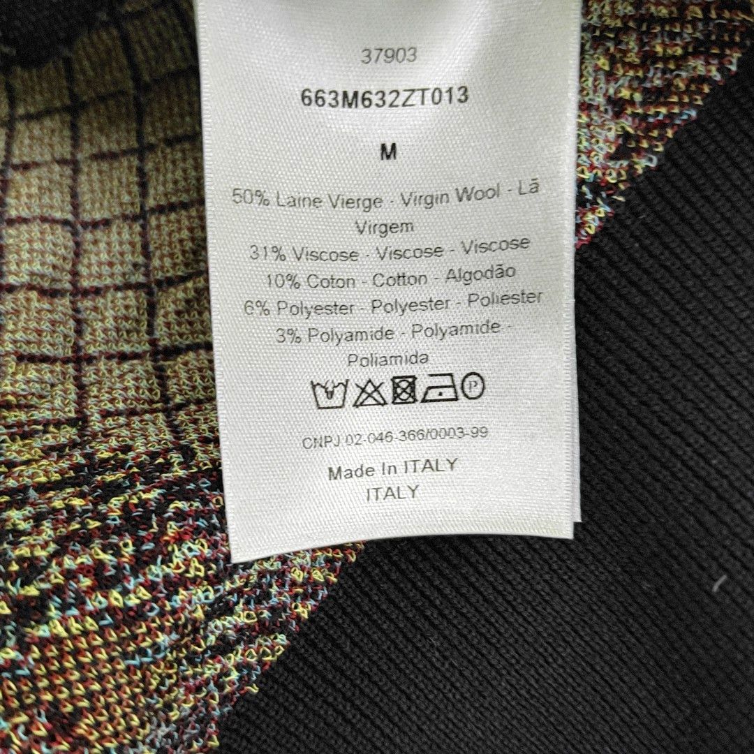 Dior Dior Homme Patterned Wool Blend Sweater Size M Size US M / EU 48-50 / 2 - 4 Thumbnail