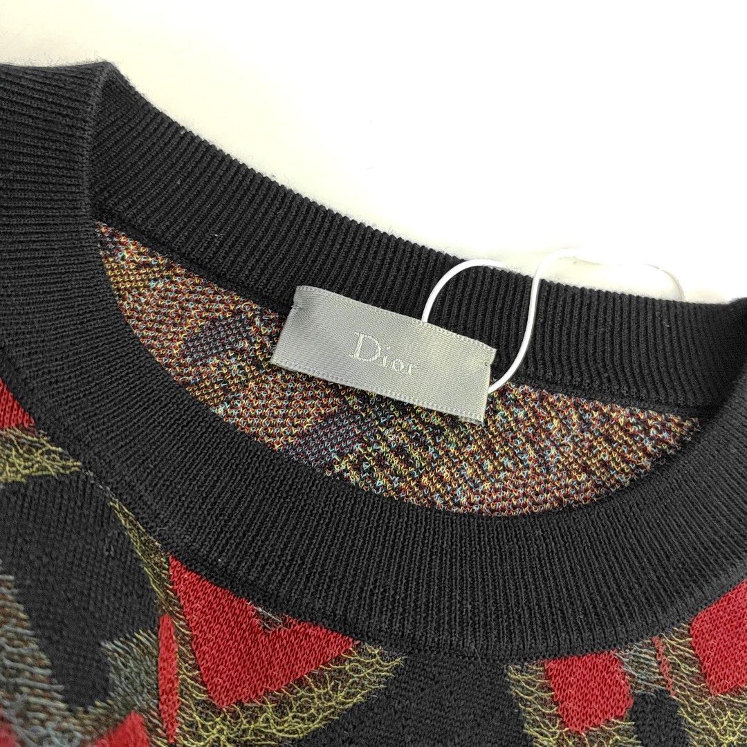 Dior Dior Homme Patterned Wool Blend Sweater Size M Size US M / EU 48-50 / 2 - 6 Thumbnail
