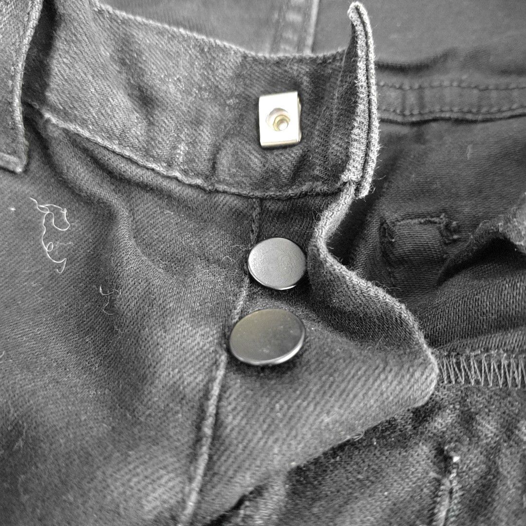 Dior Dior Homme Black Denim Jeans Size 29 Size US 29 - 6 Thumbnail