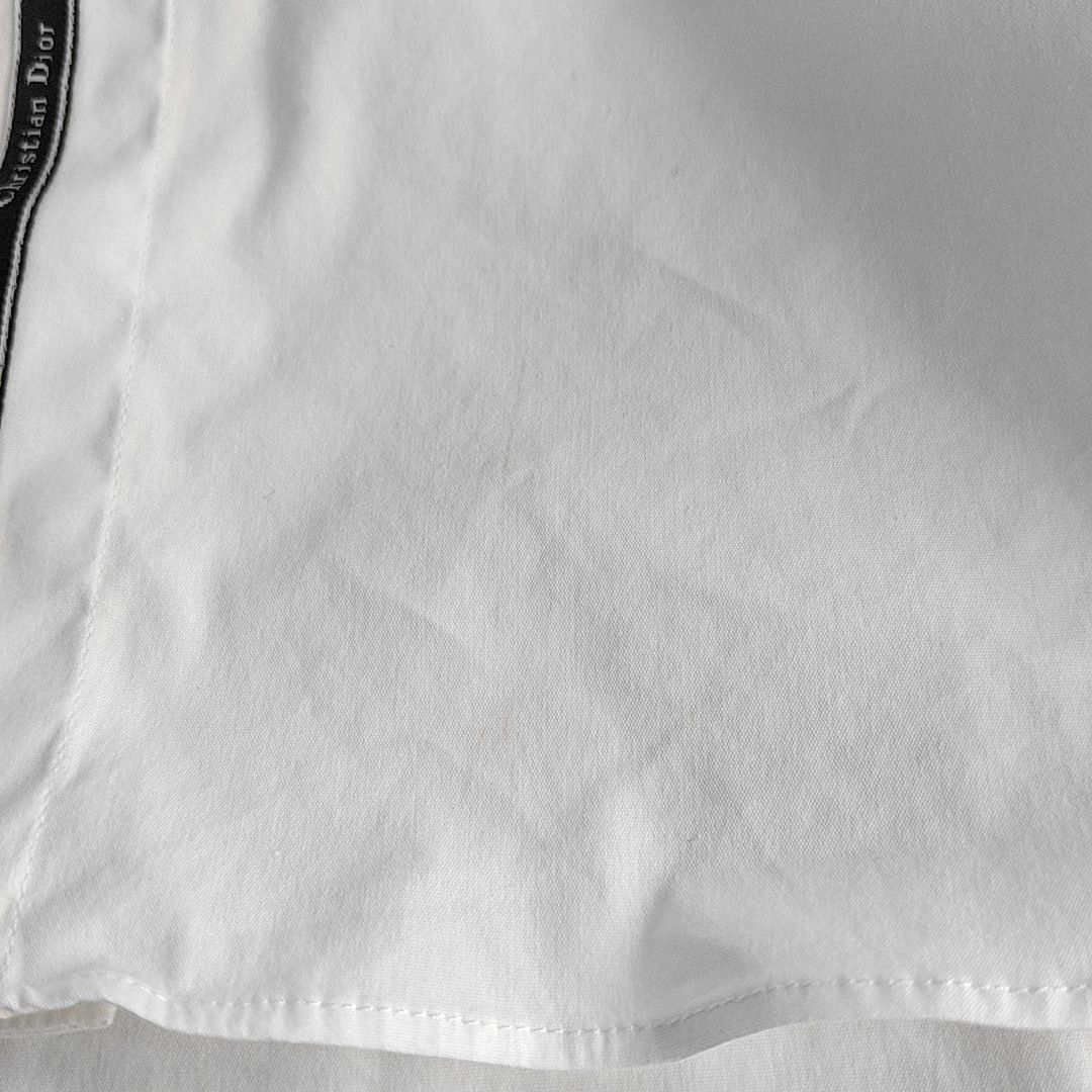 Dior Dior Homme Logo Tape Button Up Shirt Size 39 Size US M / EU 48-50 / 2 - 6 Thumbnail