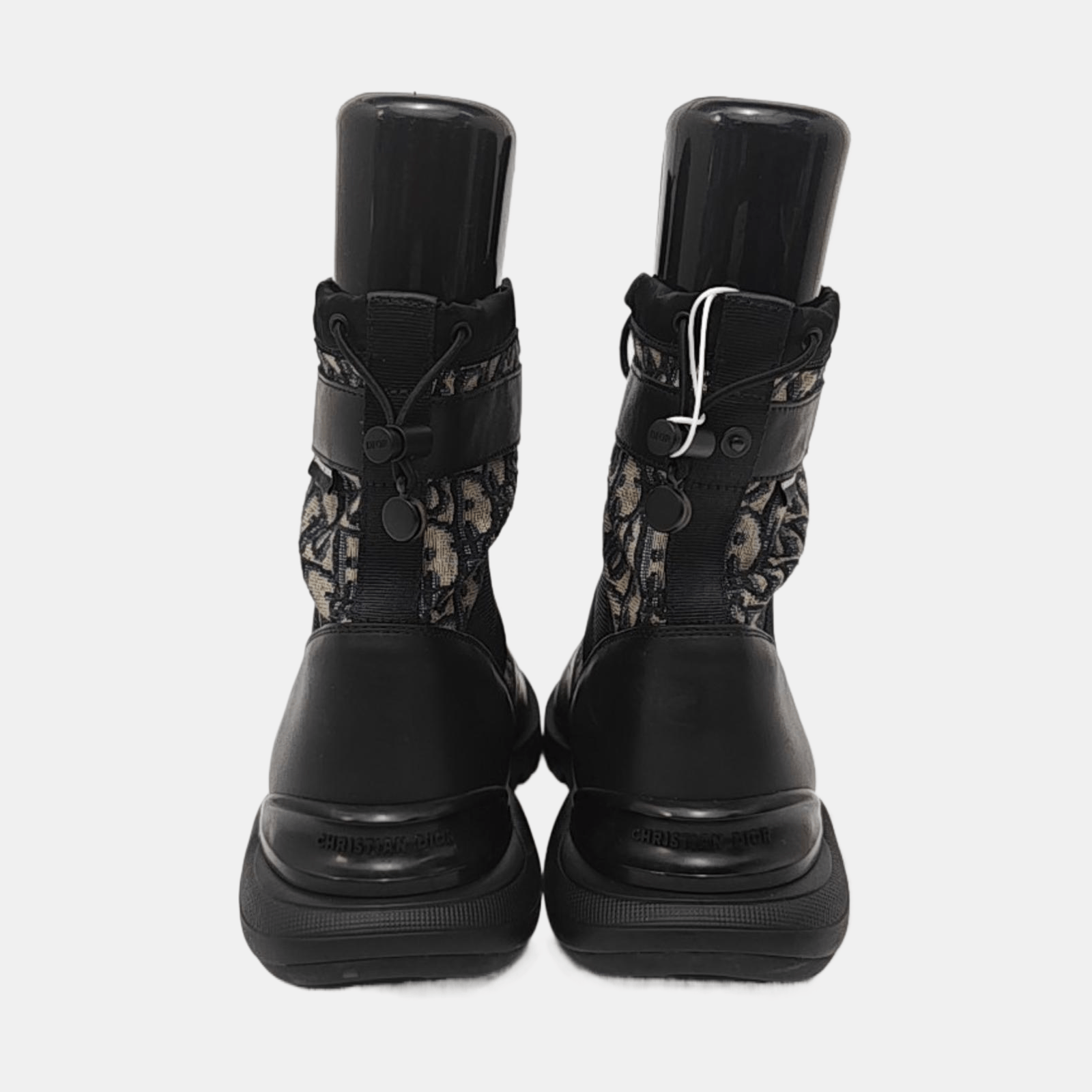 Dior Dior Oblique Canvas Leather Boots 42 Size US 9 / EU 42 - 4 Thumbnail