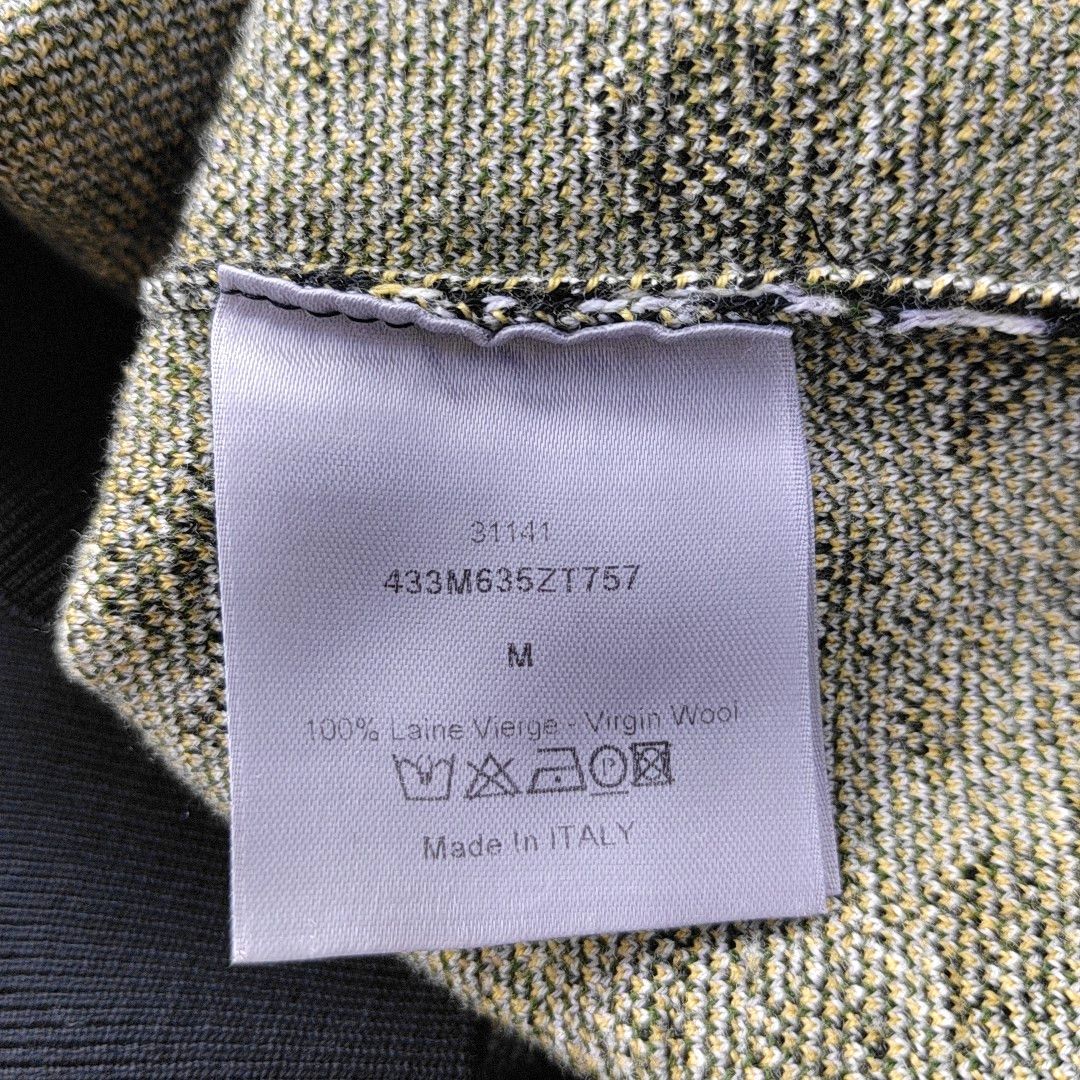Dior Dior Homme Floral Pattern Wool Sweater Size M Size US M / EU 48-50 / 2 - 3 Thumbnail