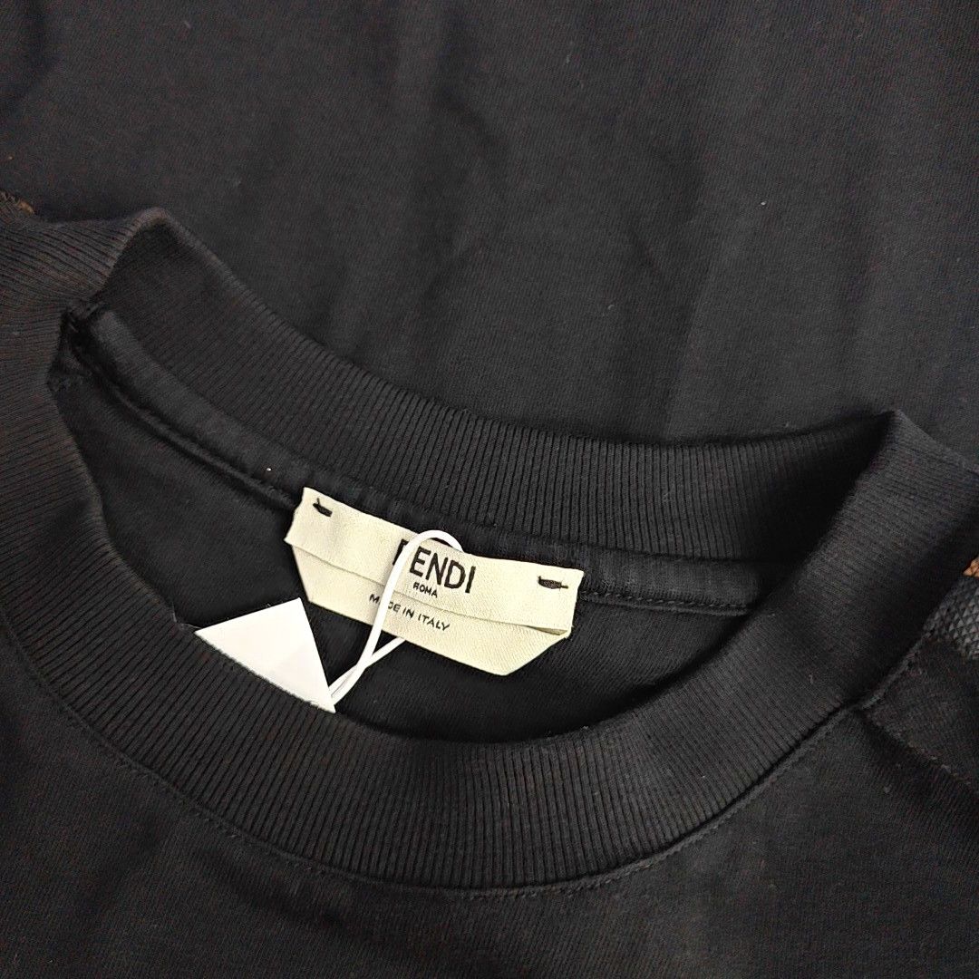 Fendi Fendi Logo Embroidery Cotton T-Shirt XS Size US XS / EU 42 / 0 - 5 Thumbnail