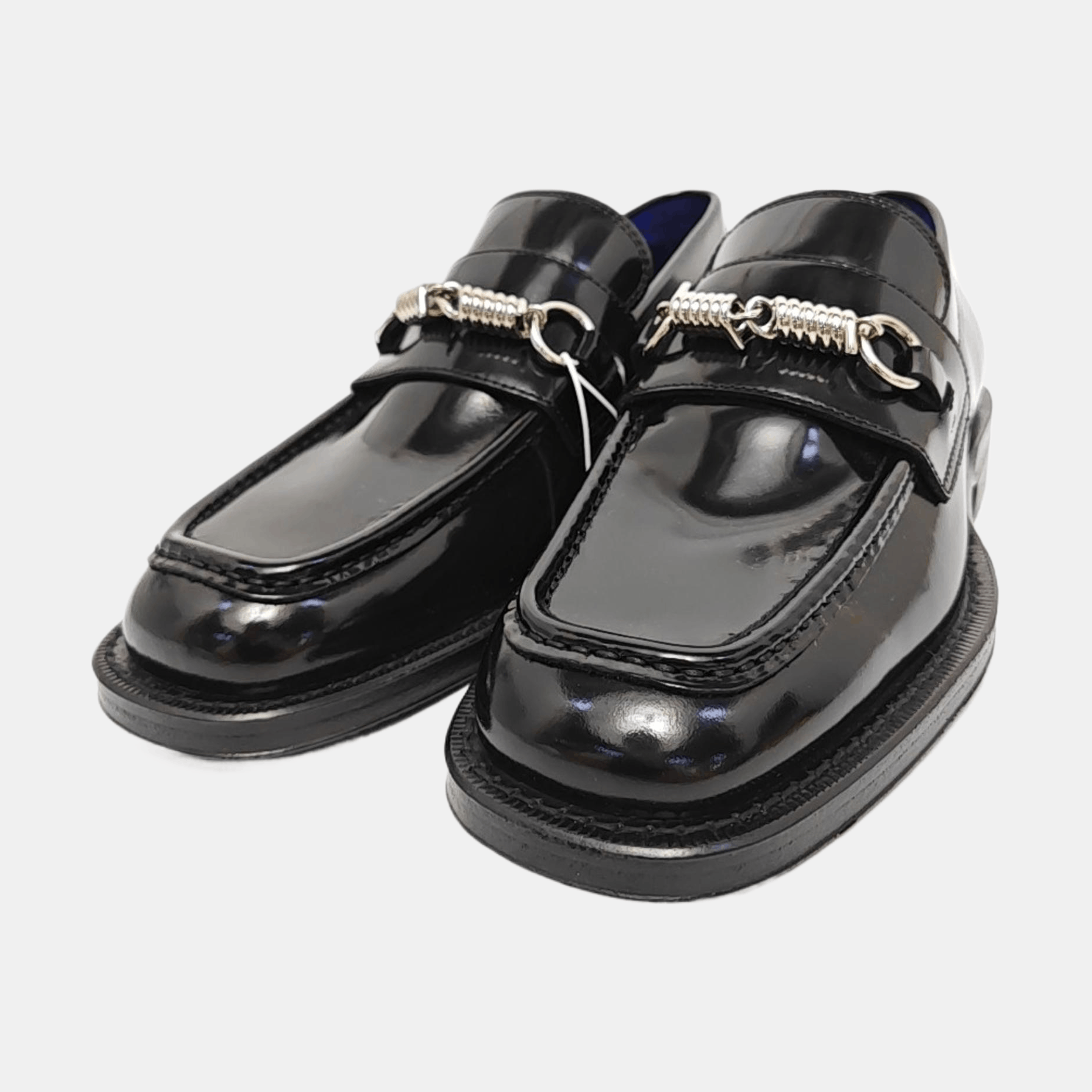 Burberry Burberry Bit Leather Loafers EU 40 Size US 7 / EU 40 - 2 Thumbnail