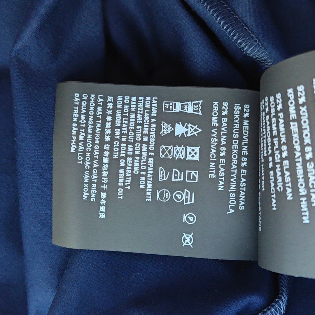 Prada Prada Blue Cotton Stretch T-Shirt Size S Size US S / EU 44-46 / 1 - 4 Thumbnail