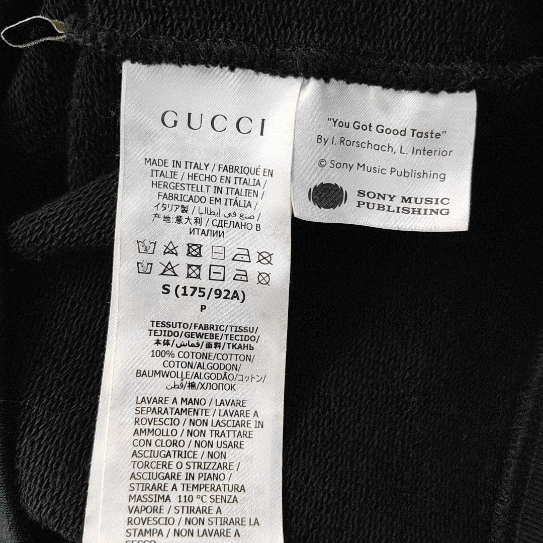 Gucci Gucci "You Got Good Taste" Sony Music Hoodie S Size US S / EU 44-46 / 1 - 4 Thumbnail