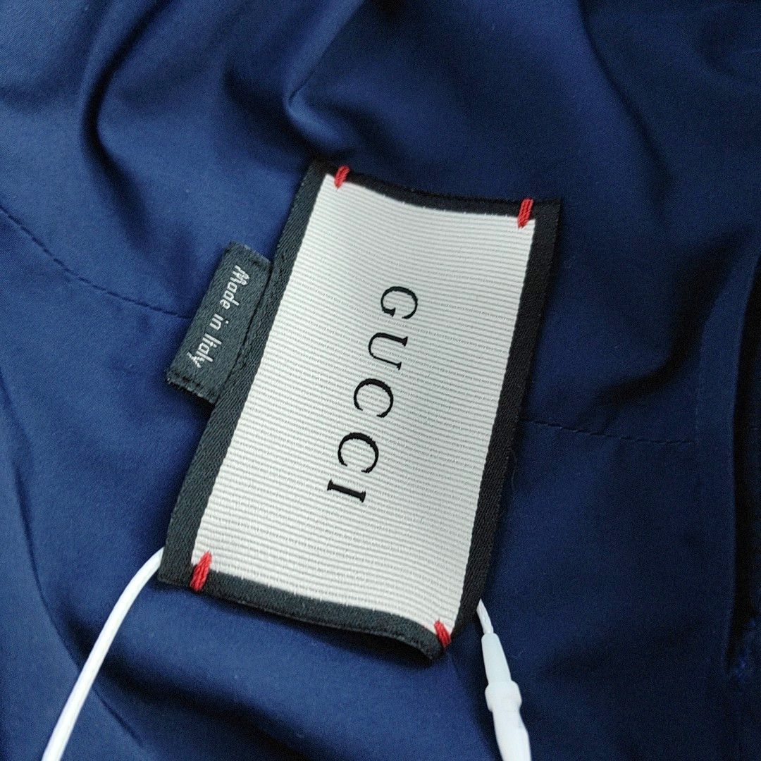 Gucci Gucci Navy Technical Polyester Blazer Size 52 Size US L / EU 52-54 / 3 - 5 Thumbnail