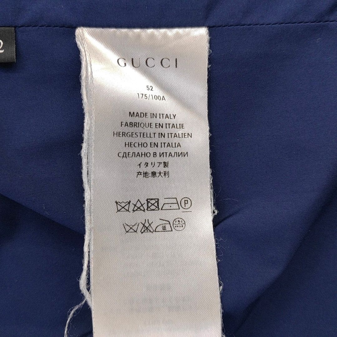 Gucci Gucci Navy Technical Polyester Blazer Size 52 Size US L / EU 52-54 / 3 - 4 Thumbnail