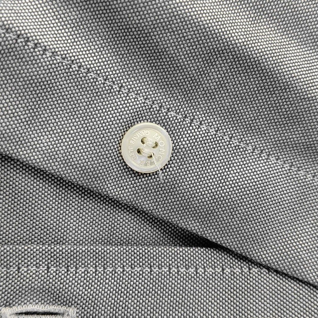 Moncler Moncler Gamme Bleu Cotton Button Up Shirt XS Size US XS / EU 42 / 0 - 5 Thumbnail