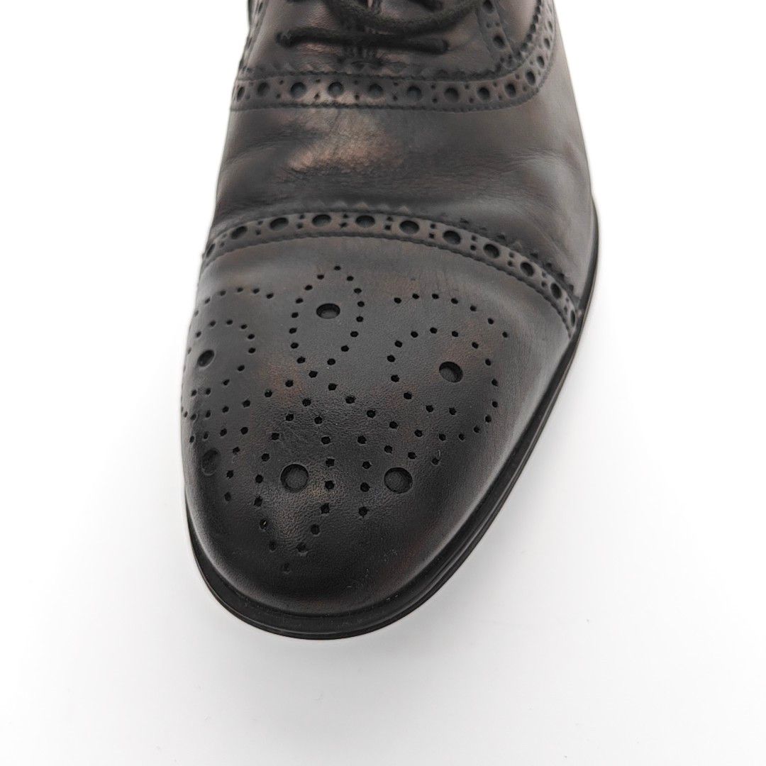 Gucci Gucci Brogue Detail Leather Business Shoes 38.5 Size US 6 / EU 39 - 8 Thumbnail
