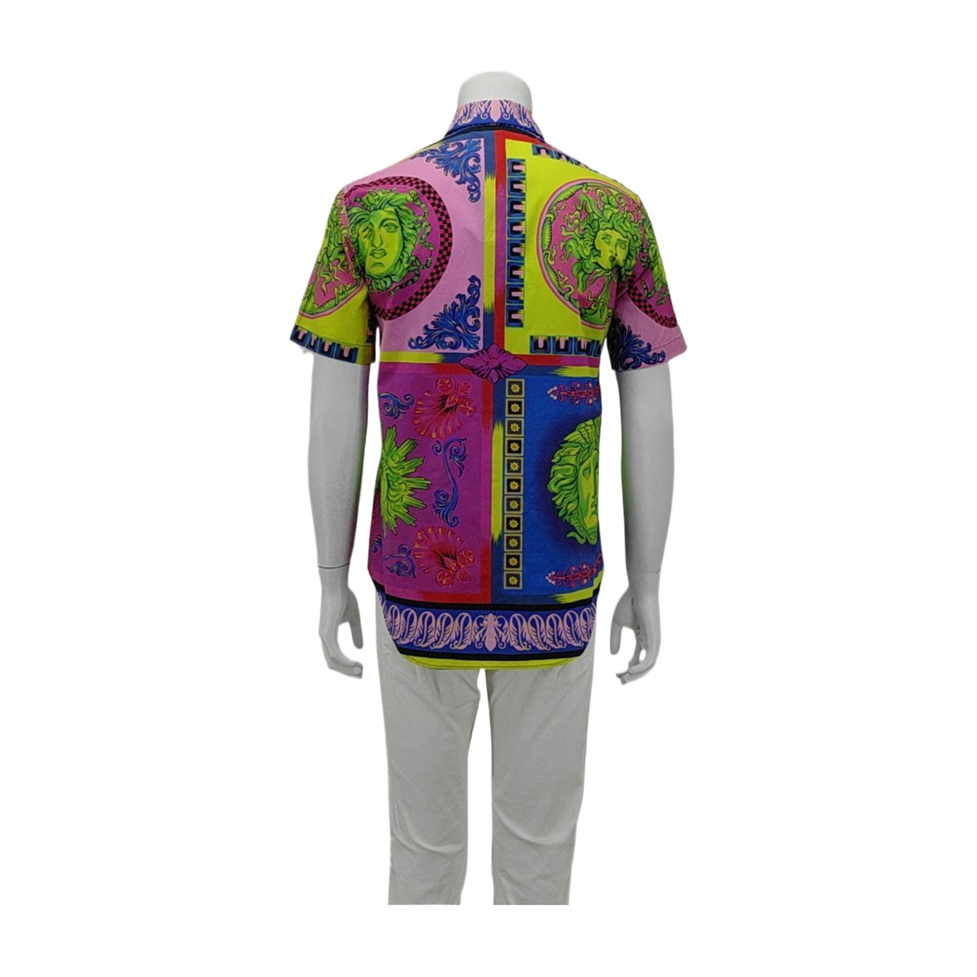 Versace Versace Baroque Medusa Short Sleeve Shirt S Size US S / EU 44-46 / 1 - 2 Thumbnail