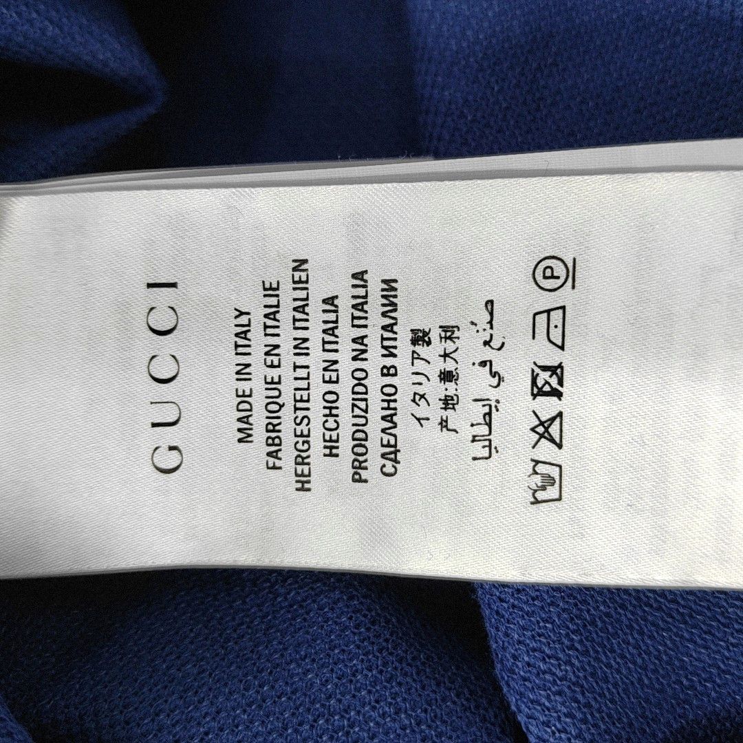 Gucci Gucci Embroidered Collar Polo Shirt Size L Size US L / EU 52-54 / 3 - 4 Thumbnail