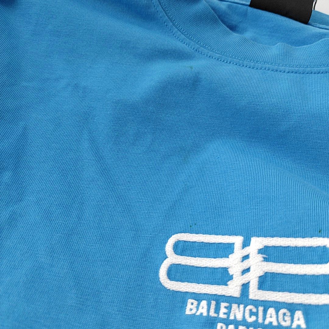 Balenciaga Balenciaga BB Logo Cotton T-Shirt Size L Size US L / EU 52-54 / 3 - 5 Thumbnail