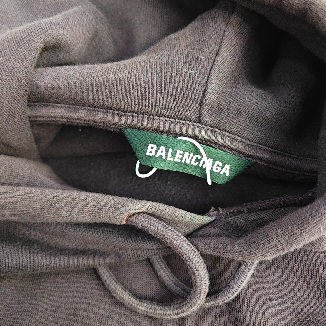 Balenciaga Balenciaga Purple Logo Hoodie Size M Size US M / EU 48-50 / 2 - 6 Thumbnail