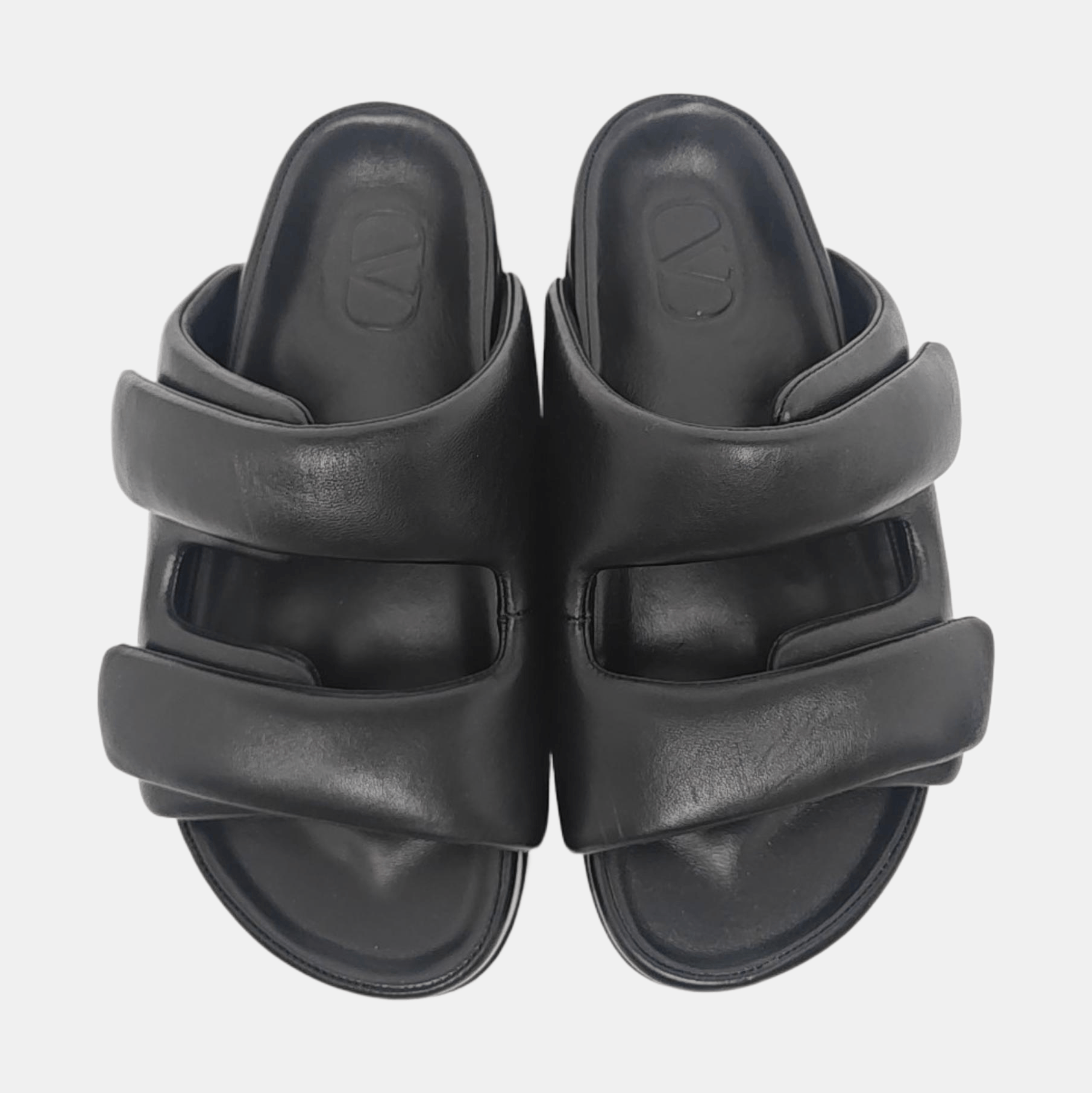 Valentino Valentino Studded Leather Slides Size 41.5 Size US 8.5 / EU 41-42 - 3 Thumbnail
