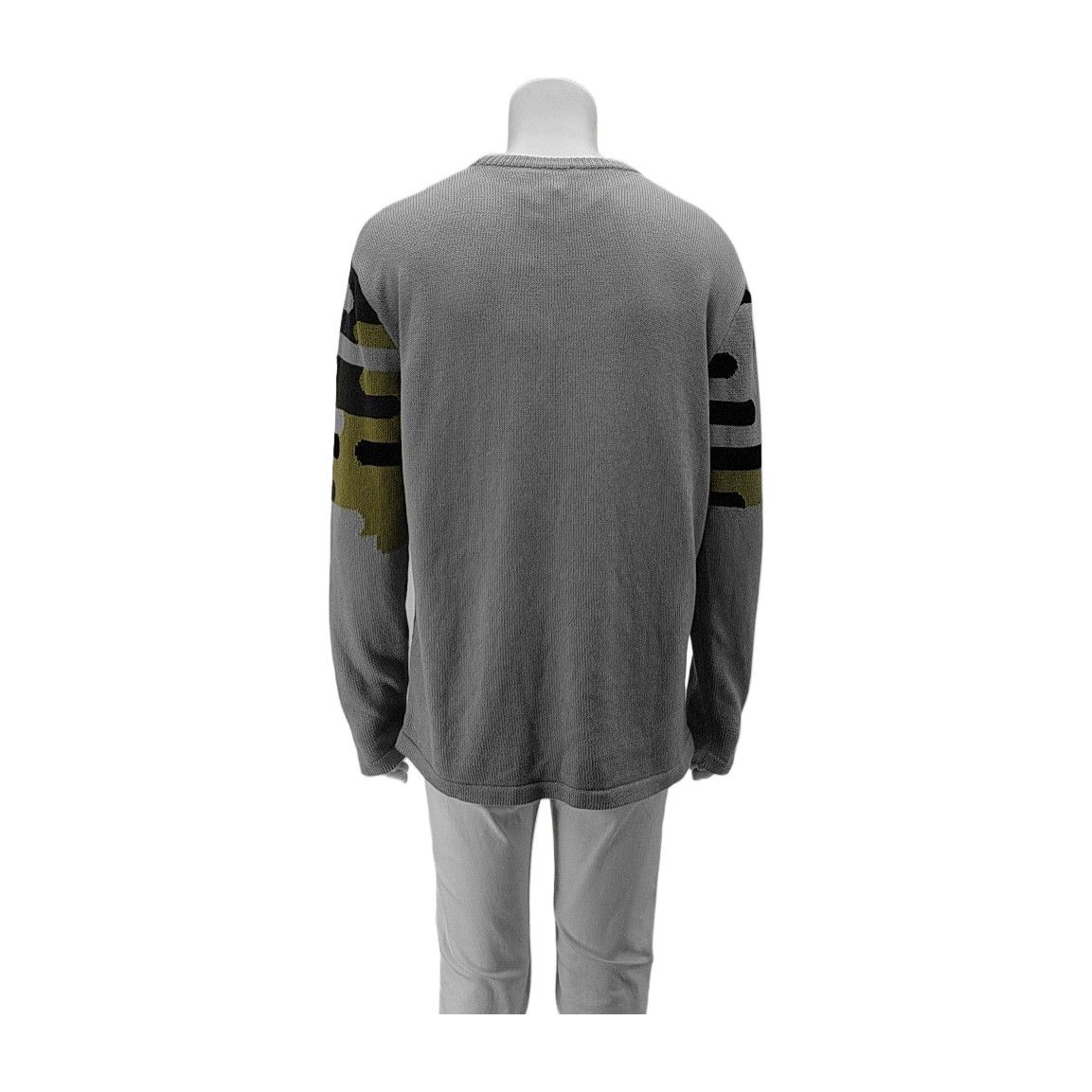 Emporio Armani Emporio Armani Graphic Intarsia Cotton Sweater XL Size US XL / EU 56 / 4 - 2 Thumbnail