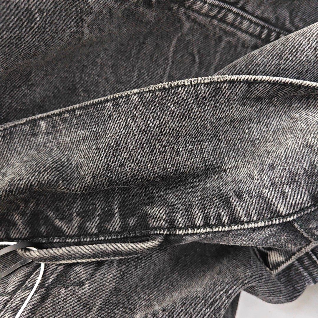 Balenciaga Balenciaga Smiley Graphic Denim Jacket XS Size US XS / EU 42 / 0 - 6 Thumbnail