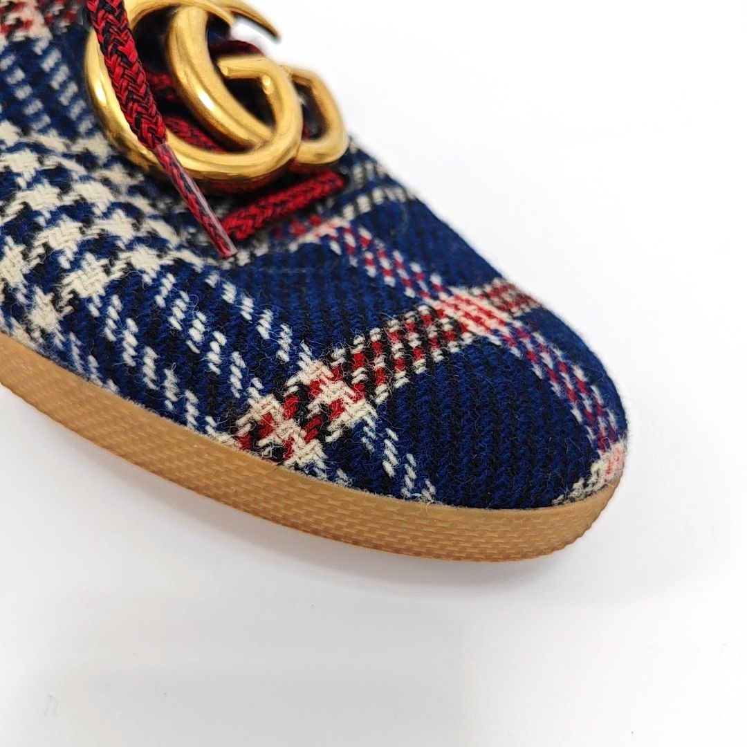Gucci Gucci Plaid GG Logo Low-Top Sneakers Size 5.5 Size US 5.5 / EU 38 - 7 Thumbnail