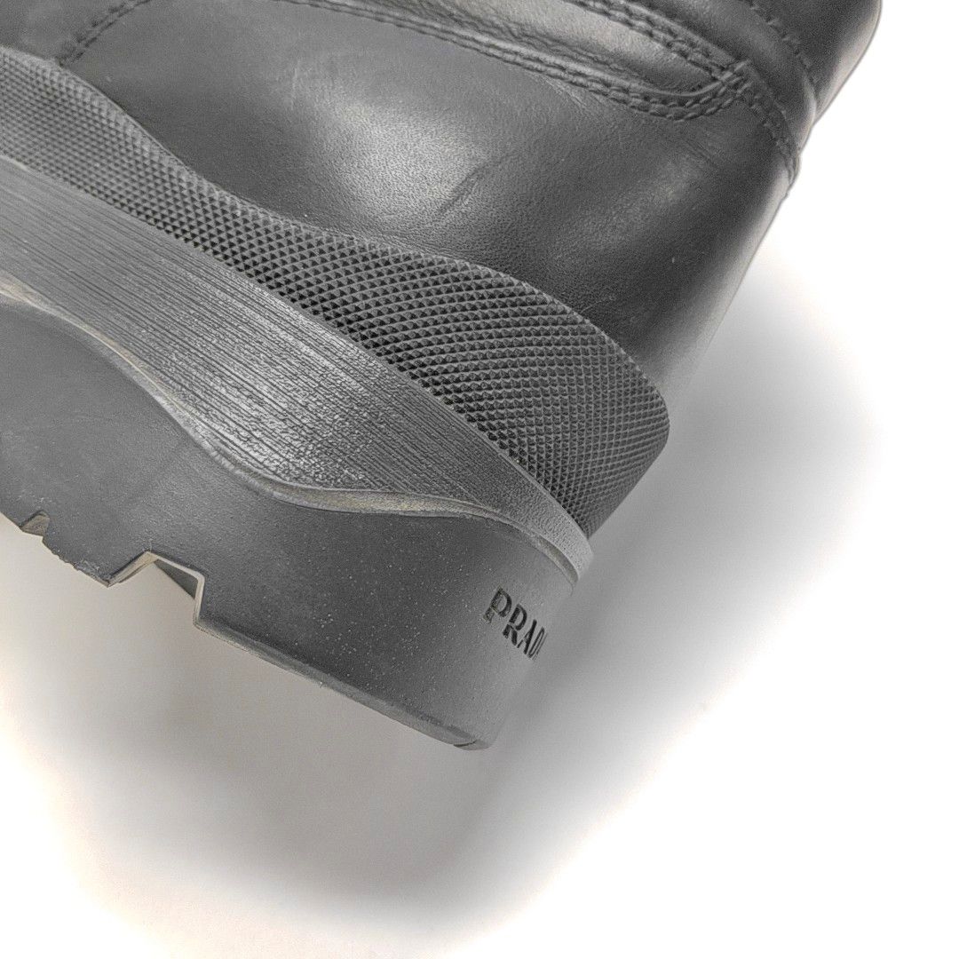 Prada Prada Leather Hi-Top Sneakers US 7.5 Size US 6.5 / EU 39-40 - 10 Thumbnail