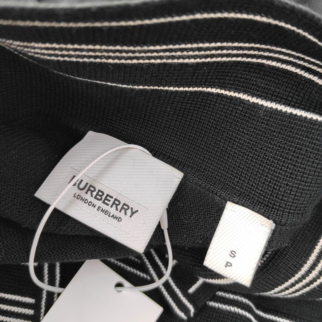 Burberry Burberry Silk Logo Polo Shirt Black Size S Size US S / EU 44-46 / 1 - 5 Thumbnail