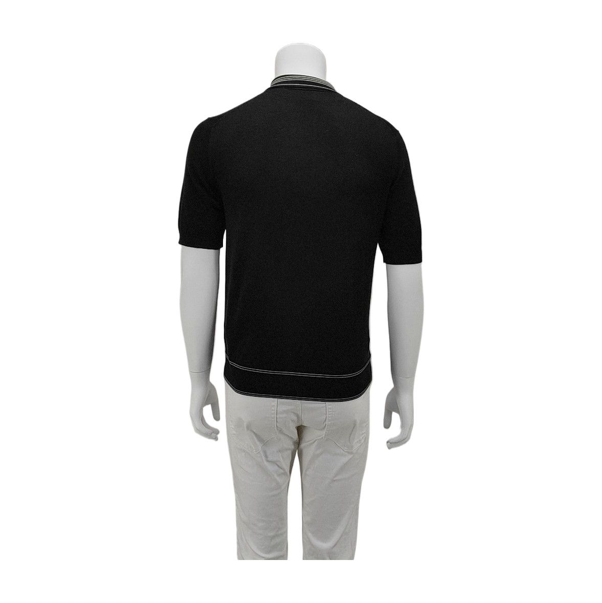 Burberry Burberry Silk Logo Polo Shirt Black Size S Size US S / EU 44-46 / 1 - 2 Thumbnail