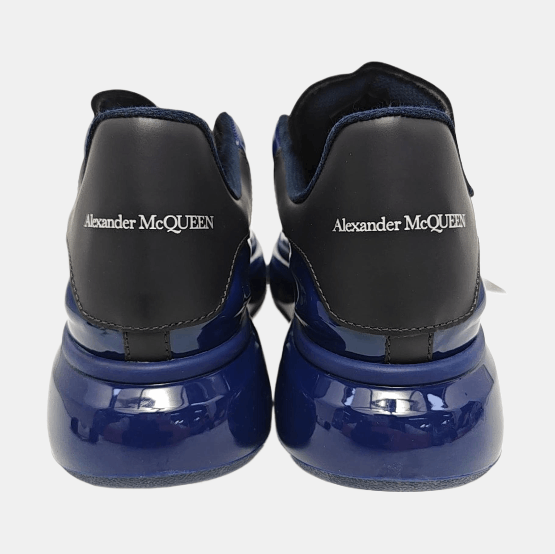 Alexander McQueen Alexander McQueen Blue Leather Low-Top Sneakers 40 Size US 7 / EU 40 - 4 Thumbnail