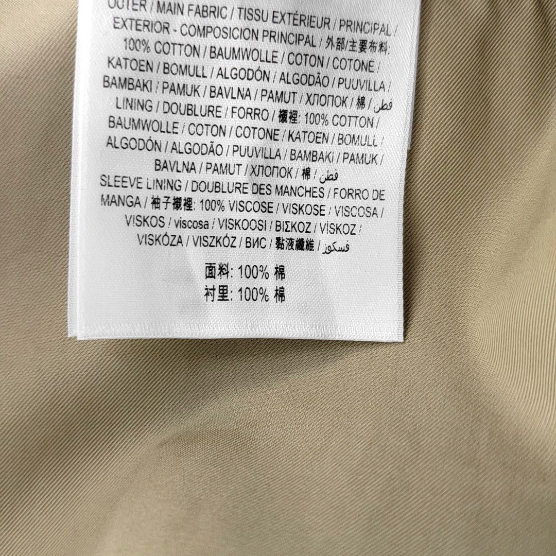 Burberry Burberry Cotton Double Breasted Trench Coat 60 Size US XXL / EU 58 / 5 - 3 Thumbnail