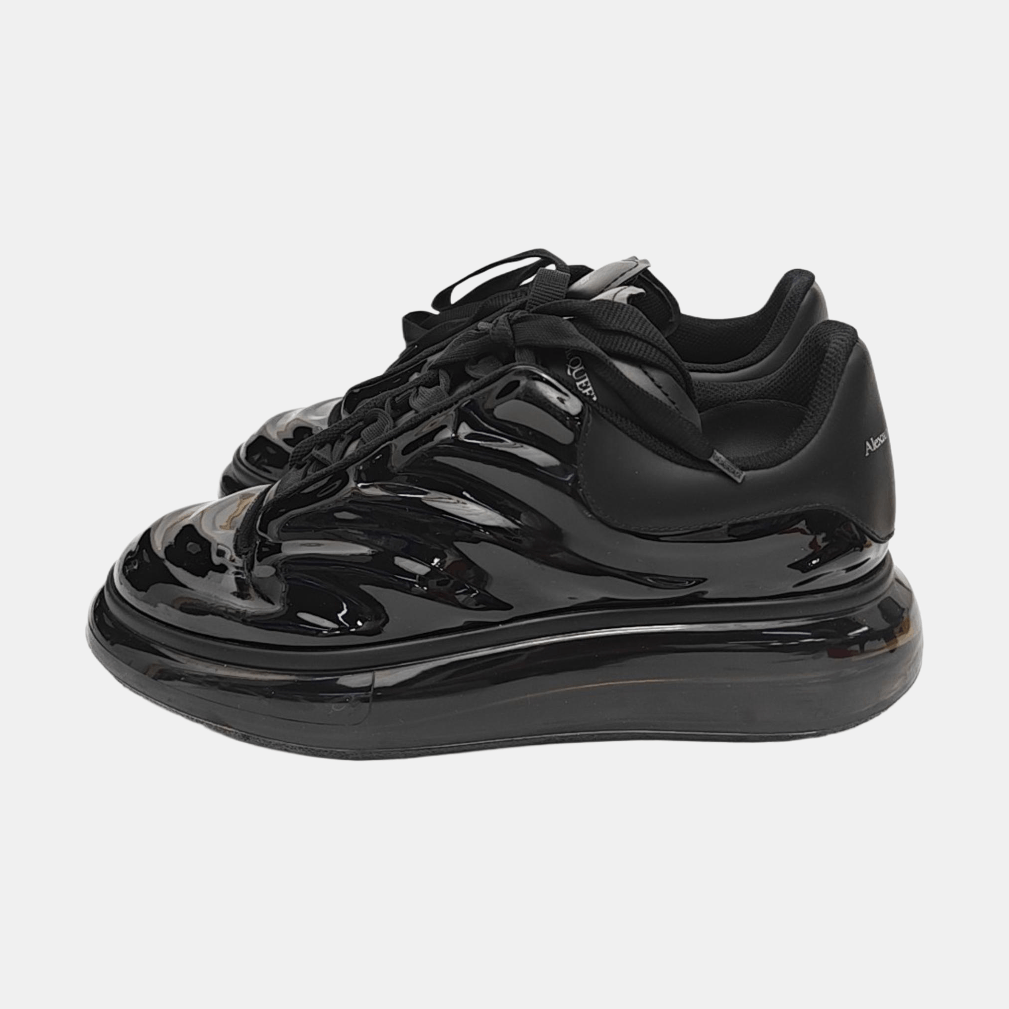 Alexander McQueen Alexander McQueen Glossy Leather Low-Top Sneakers 41 Size US 8 / EU 41 - 6 Thumbnail