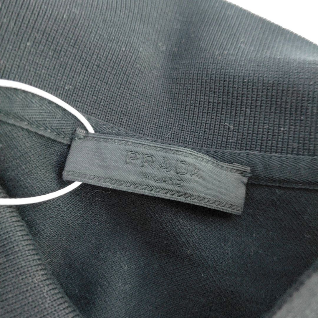 Prada Prada Black Cotton Polo Shirt L Size US L / EU 52-54 / 3 - 7 Thumbnail