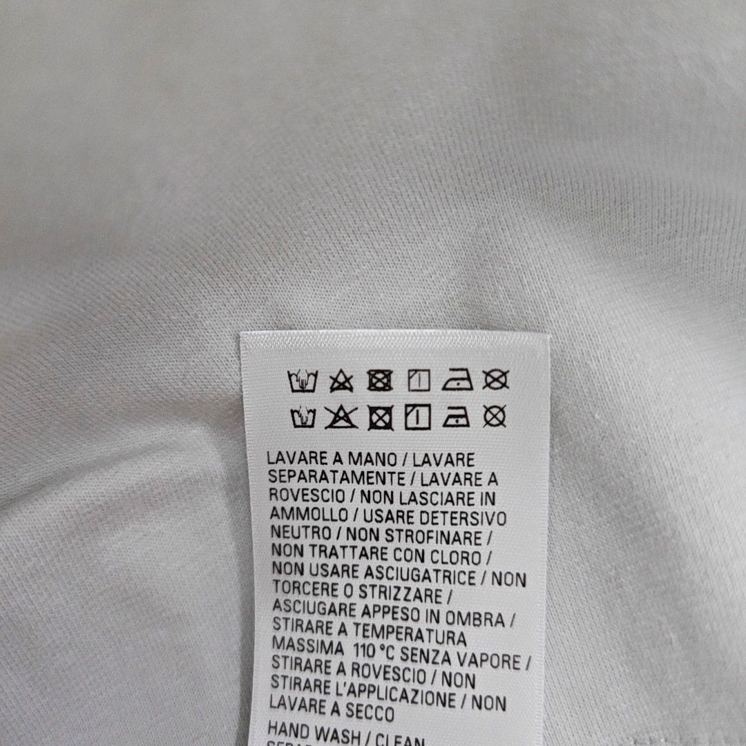 Balenciaga Balenciaga Blue-Gray Cotton T-Shirt Size S Size US S / EU 44-46 / 1 - 4 Thumbnail