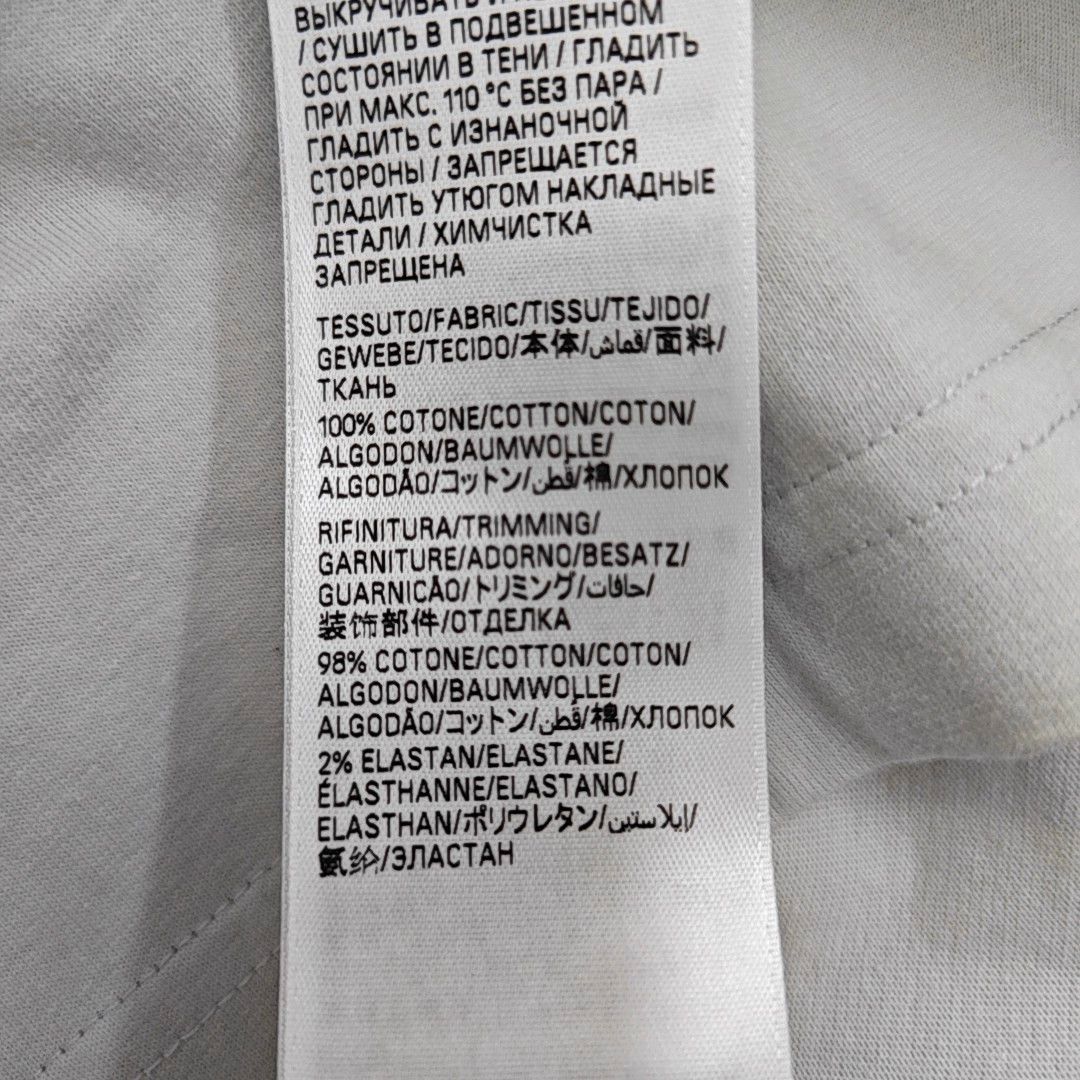 Balenciaga Balenciaga Blue-Gray Cotton T-Shirt Size S Size US S / EU 44-46 / 1 - 3 Thumbnail
