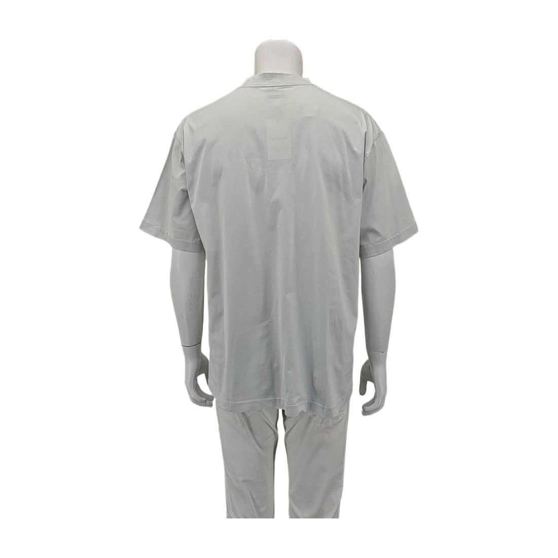 Balenciaga Balenciaga Blue-Gray Cotton T-Shirt Size S Size US S / EU 44-46 / 1 - 2 Thumbnail