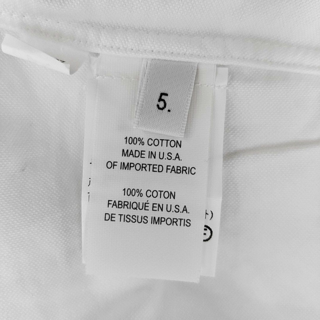 Thom Browne Thom Browne White Cotton Button Up Shirt Size 5 Size US XXL / EU 58 / 5 - 3 Thumbnail