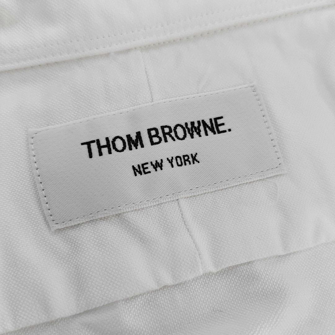Thom Browne Thom Browne White Cotton Button Up Shirt Size 5 Size US XXL / EU 58 / 5 - 5 Thumbnail