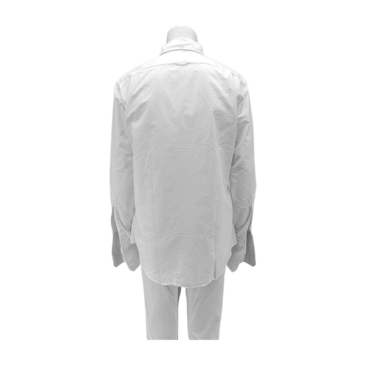 Thom Browne Thom Browne White Cotton Button Up Shirt Size 5 Size US XXL / EU 58 / 5 - 2 Thumbnail