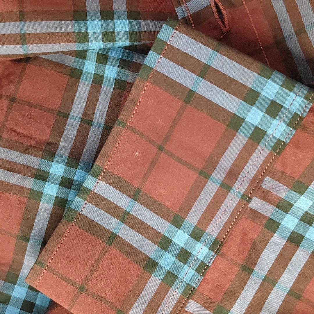 Burberry Burberry Check Cotton Long Sleeve Shirt XXL Size US XXL / EU 58 / 5 - 8 Thumbnail