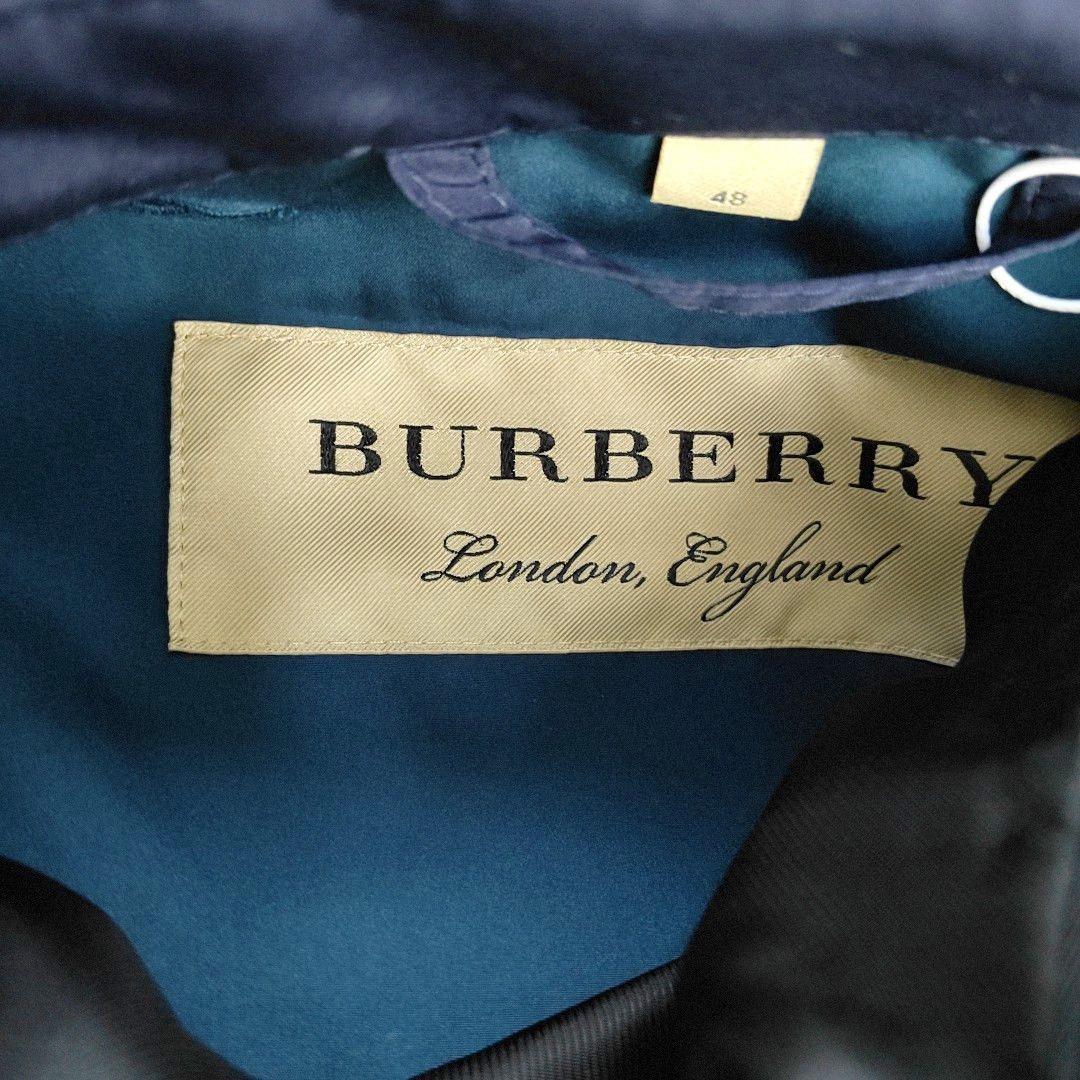 Burberry Burberry Blue Polyester Trench Coat 48 Size US M / EU 48-50 / 2 - 6 Thumbnail