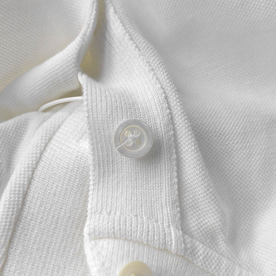 Brunello Cucinelli Brunello Cucinelli White Cotton Polo Size XXL Size US XXL / EU 58 / 5 - 5 Thumbnail