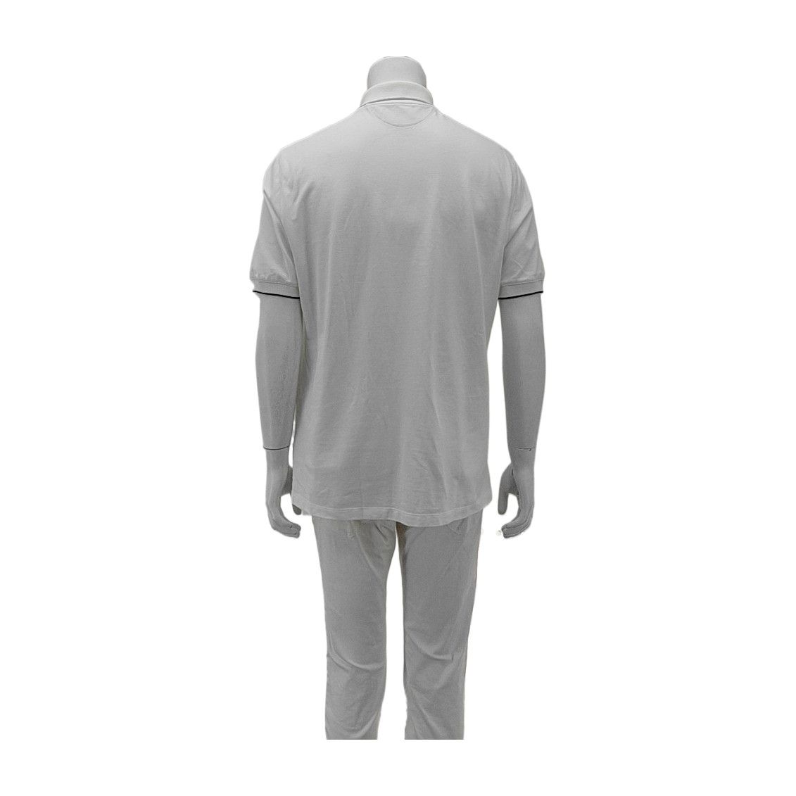 Brunello Cucinelli Brunello Cucinelli White Cotton Polo Size XXL Size US XXL / EU 58 / 5 - 2 Thumbnail