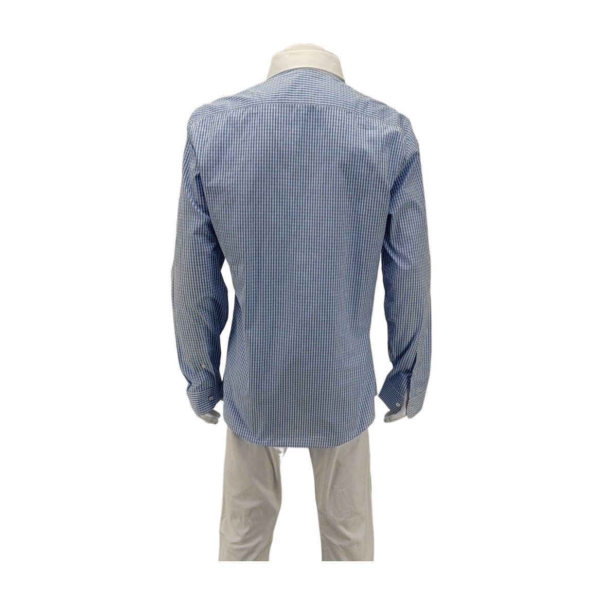 Gucci Gucci Gingham Contrast Collar Shirt Size L Size US L / EU 52-54 / 3 - 2 Thumbnail