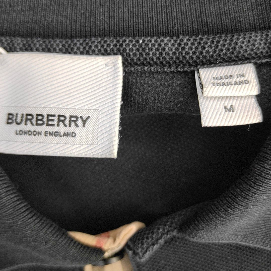 Burberry Burberry Cotton Logo Embroidered Polo Shirt Size M Size US M / EU 48-50 / 2 - 6 Thumbnail