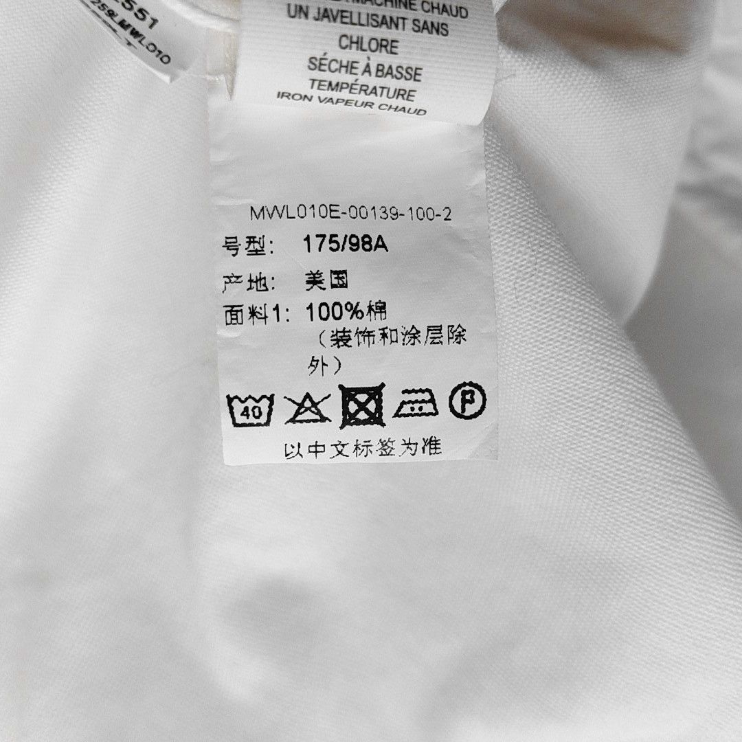 Thom Browne Thom Browne White Cotton Button Down Shirt Size 2 Size US M / EU 48-50 / 2 - 4 Thumbnail