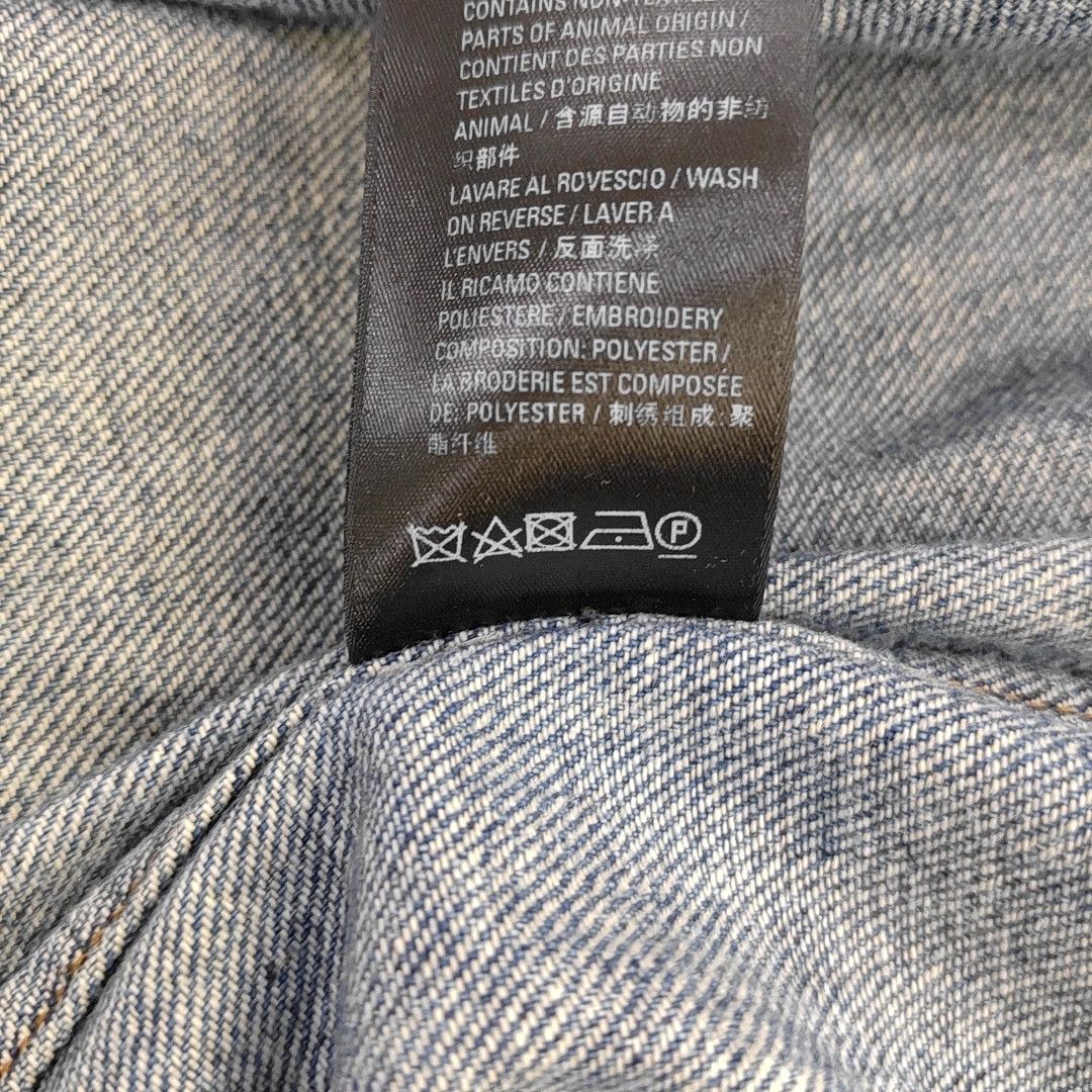 Balenciaga Balenciaga Denim Short Sleeve Shirt Size M Size US M / EU 48-50 / 2 - 4 Thumbnail