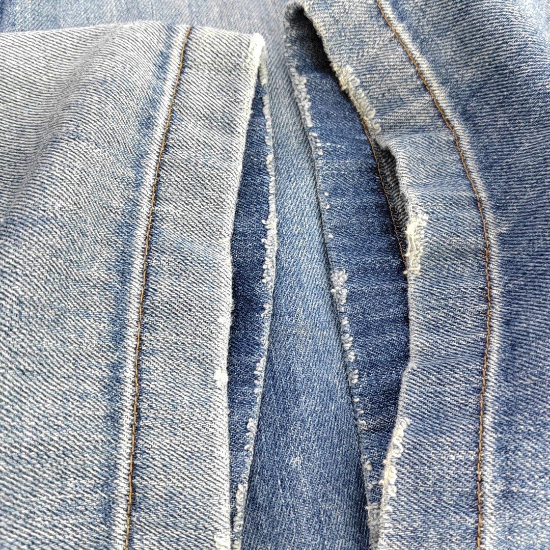 Balenciaga Balenciaga Denim Short Sleeve Shirt Size M Size US M / EU 48-50 / 2 - 7 Thumbnail